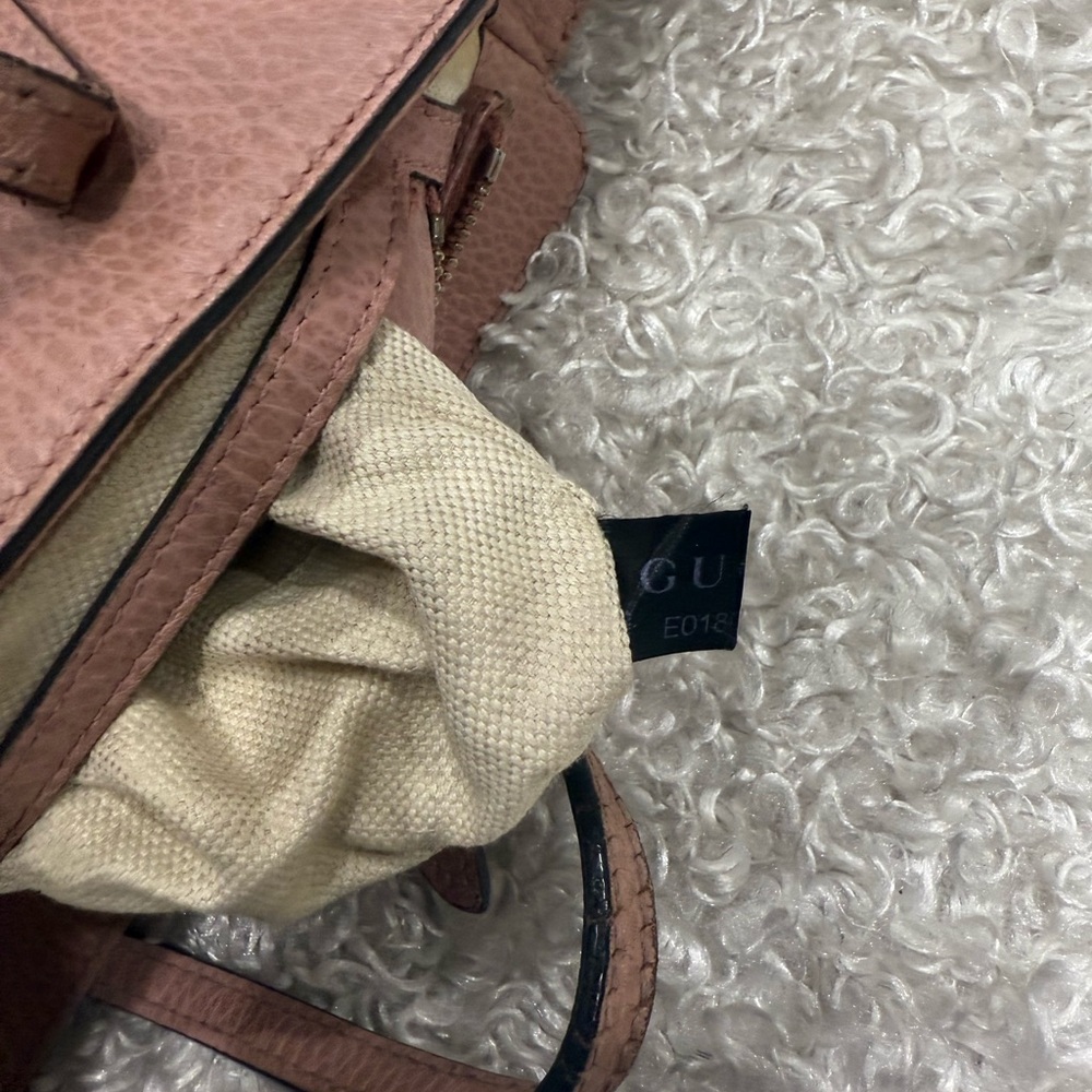 Gucci Pink Leather Swing Leather Tote Bag - Picture 16 of 16